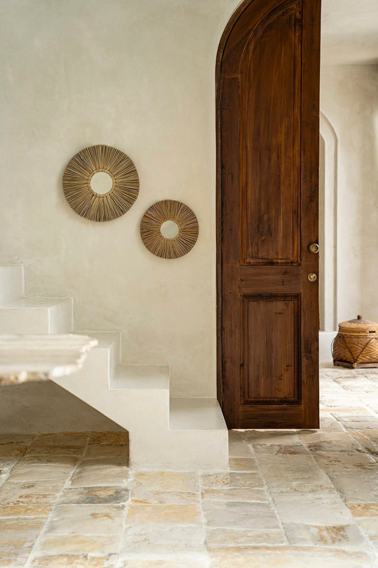 Alang Alang Spiegel Naturel 50 cm ø