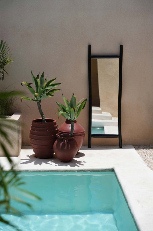 Island Dressing Spiegel Zwart 57x170 cm