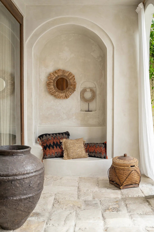 Oh My Gee Kussenhoes Zwart Oranje 40x40