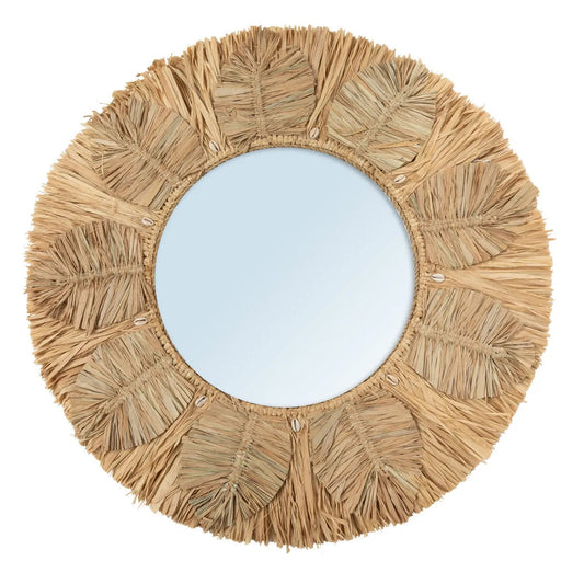 Palmboom Spiegel Naturel 60 cm ø