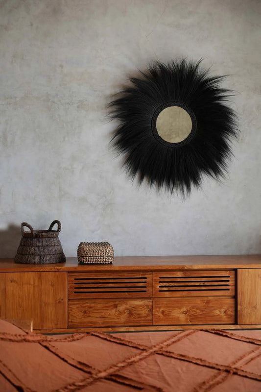 Simba Spiegel Zwart 100 cm ø