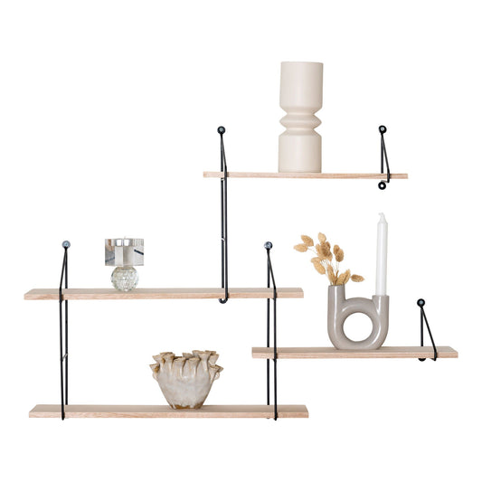 Harlem Wandplank Hout 4 Planken