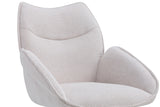 Lunaro Eetkamerstoel - Draaibaar in Beige Stof