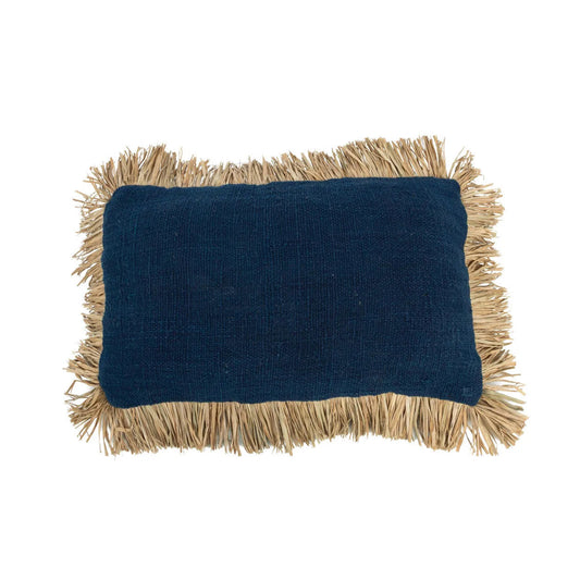 Saint Tropez Kussenhoes Blauw Naturel 30x50