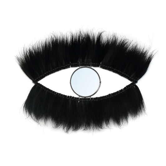 Black Eye Spiegel Zwart 100 cm ø