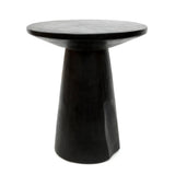 De Timber Conic Bijzettafel - Zwart - 50