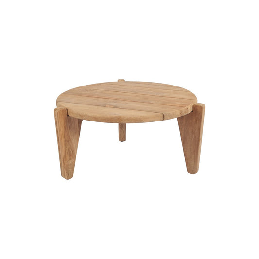 Seseh Salontafel – Ronde teakhouten salontafel buiten 50 cm