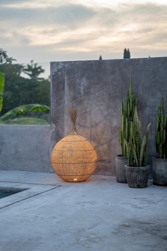 Wonton Vloeren Hanglamp Naturel