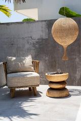 Wonton Vloeren Hanglamp Naturel