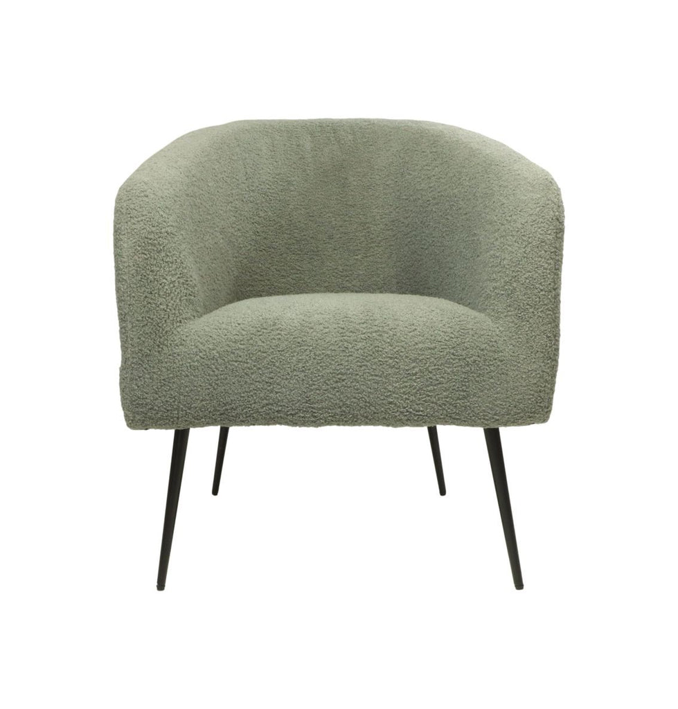 Ida Fauteuil Grijs Bouclé