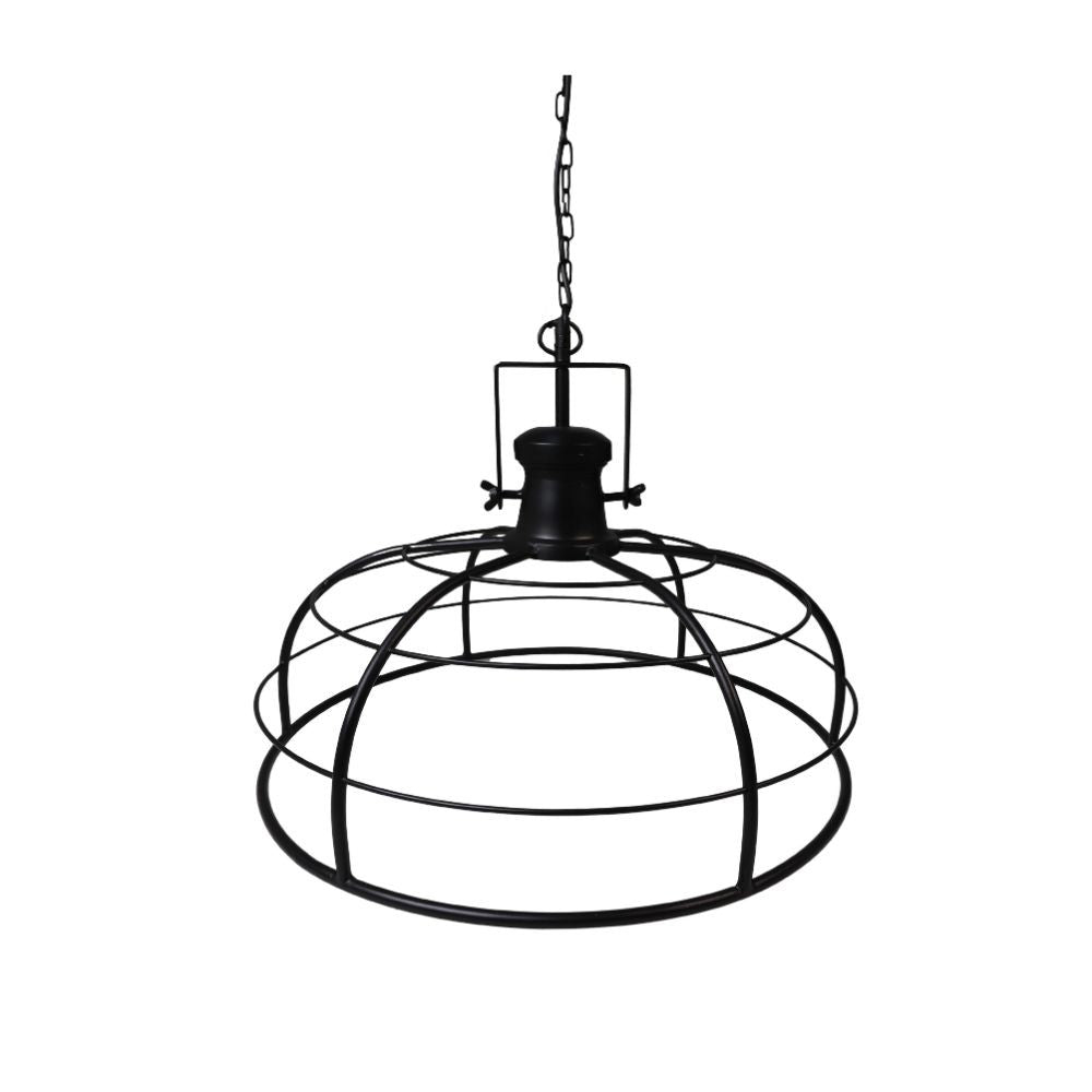 Crown Hanglamp Zwart Industrieel ø60