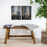 Barcelona Bankje Hout 90cm