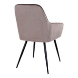 Harbo Eetkamerstoel Mushroom Velvet Set van 2