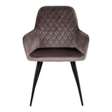 Harbo Eetkamerstoel Mushroom Velvet Set van 2