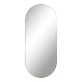 Jersey Spiegel Ovaal Goud 35x60