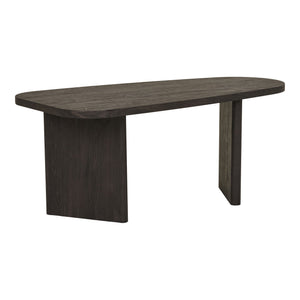 House Nordic Melo Salontafel rechthoekig in MDF-houtlook donkerbruin, 100x50x41 cm. Perfect voor moderne woonruimtes.