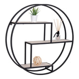 Rotterdam Wandplank Hout Rond