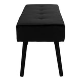 Skiby Bankje Velvet Zwart