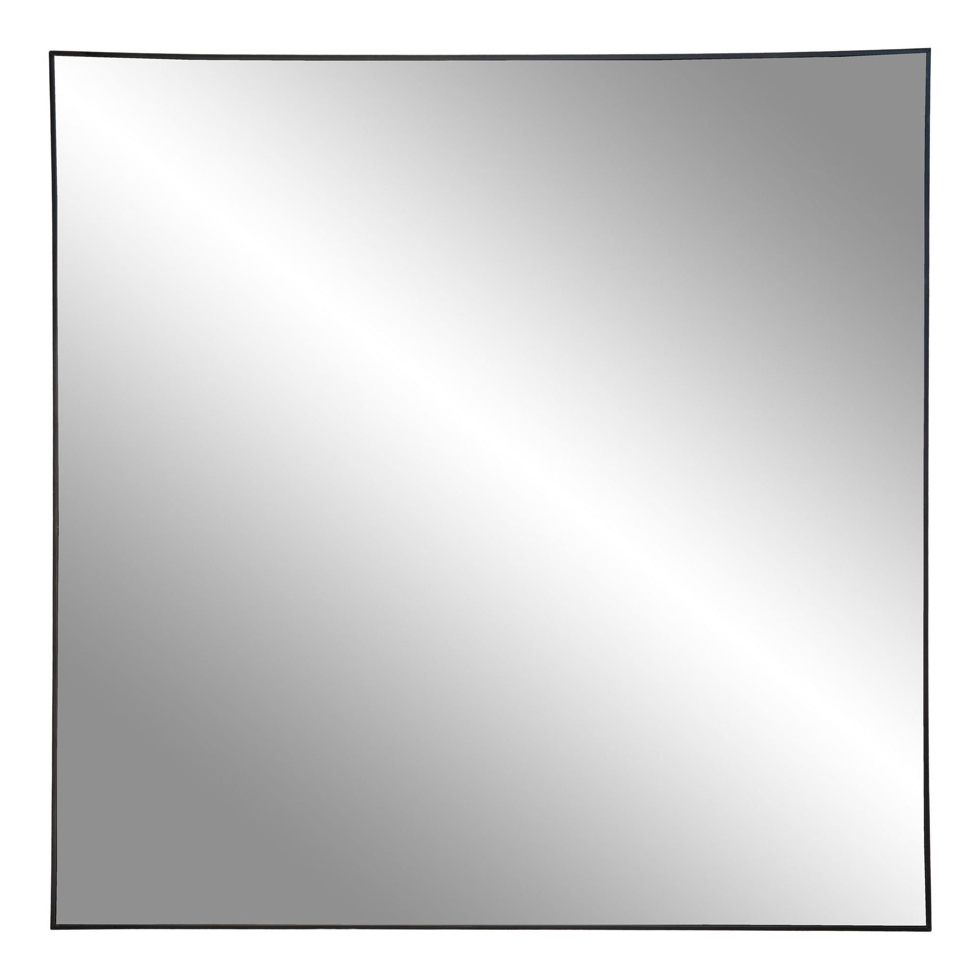 Jersey Spiegel Vierkant Zwart 60x60