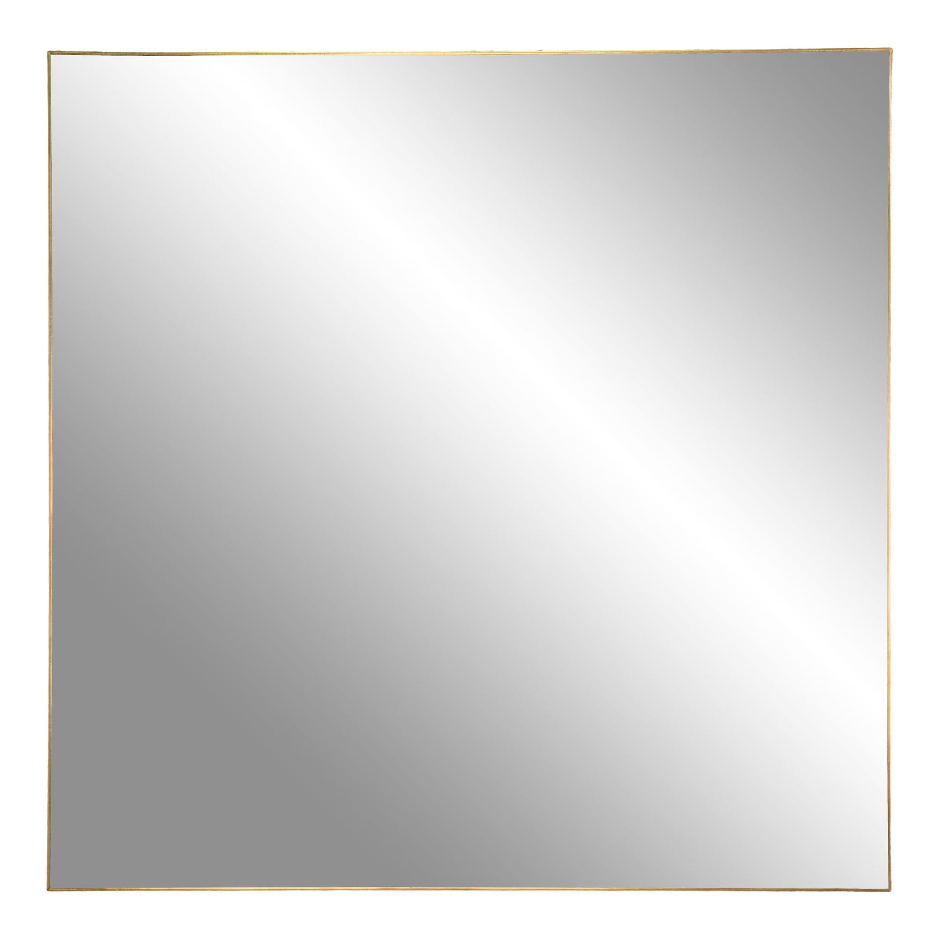Jersey Spiegel Vierkant Goud 60x60