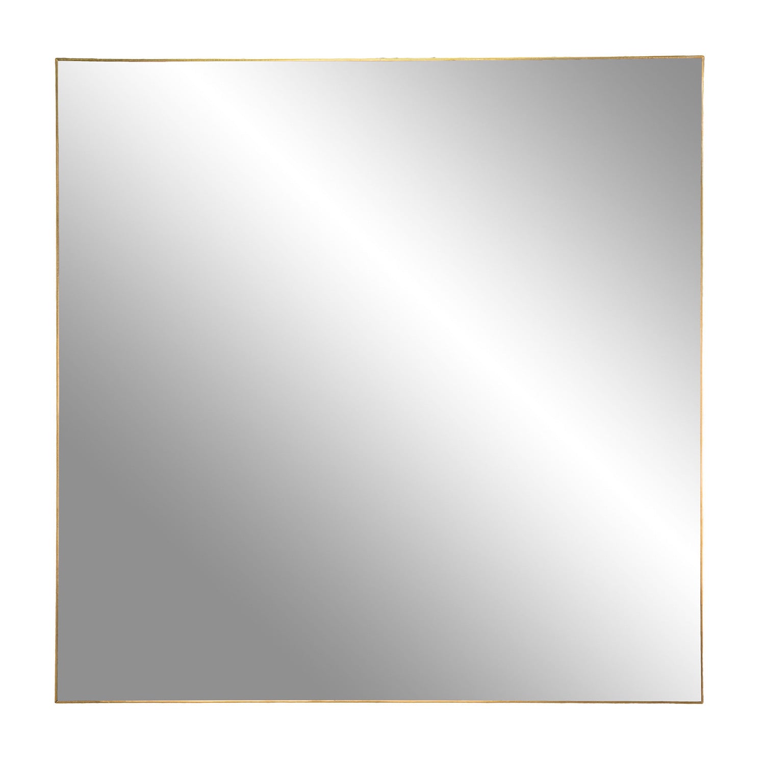 Jersey Spiegel Vierkant Goud 60x60