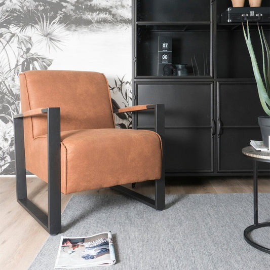 Milo Fauteuil Cognac