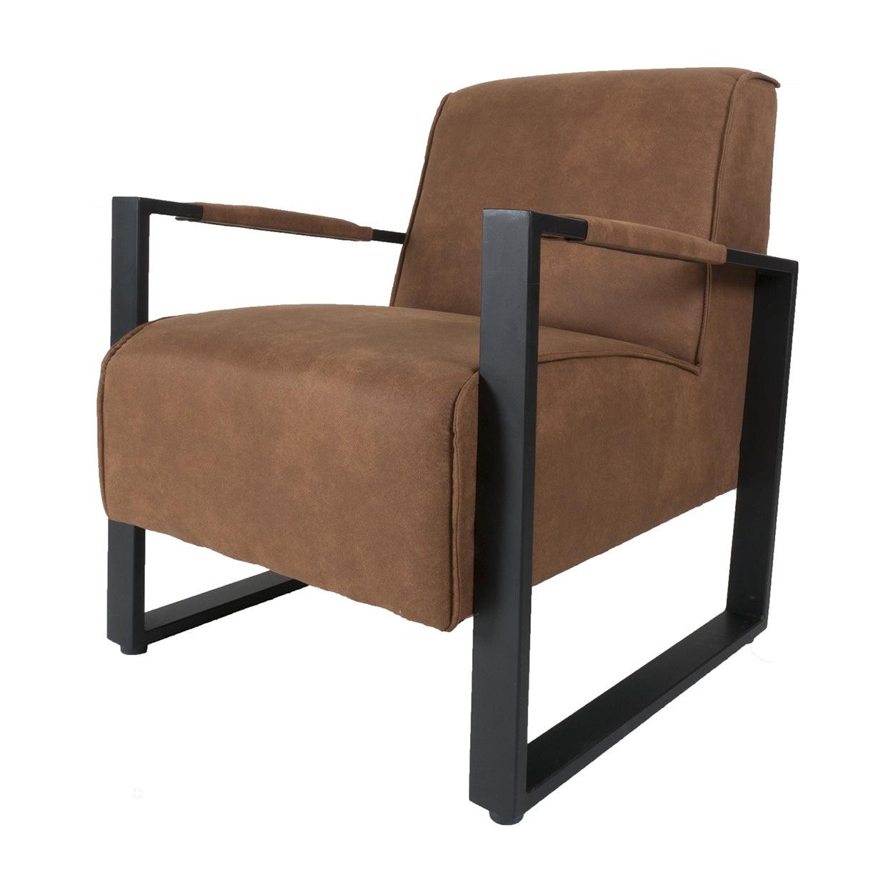 Milo Fauteuil Cognac