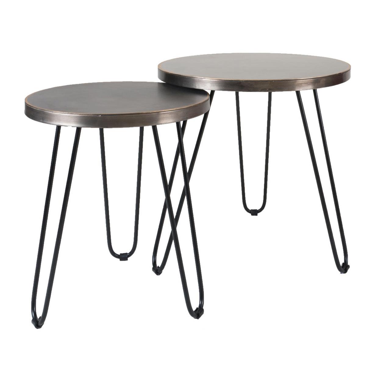 Palma Salontafel Set van 2 Grijs