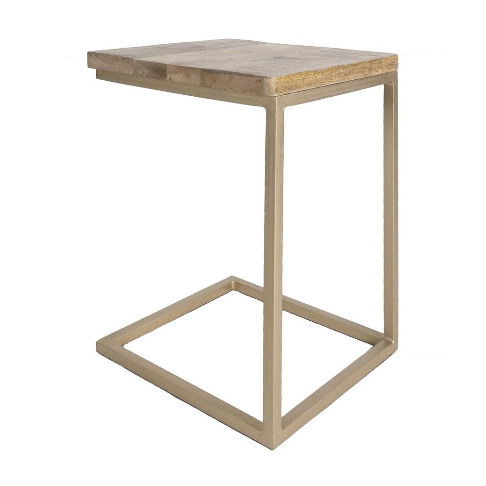 Roos Laptoptafel Naturel Goud