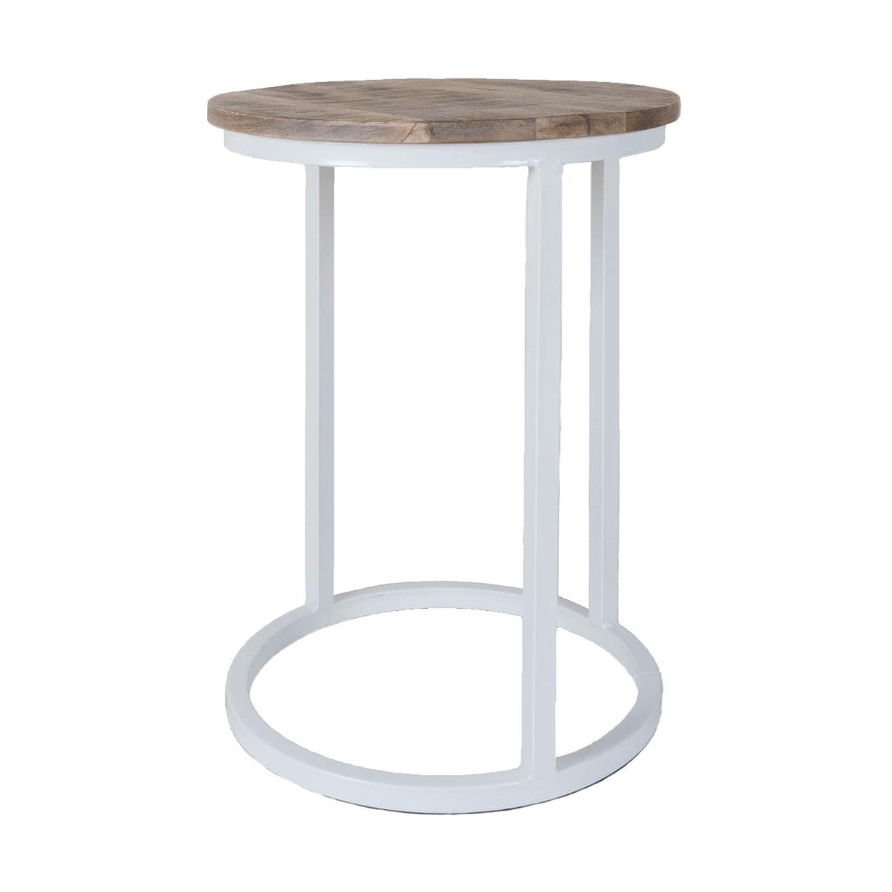 Roos Laptoptafel Rond Wit