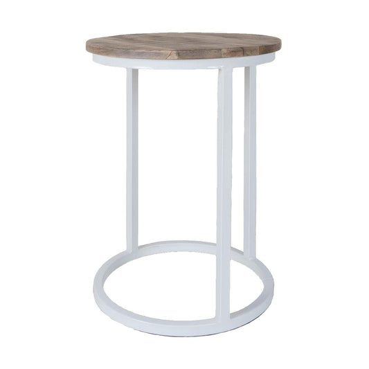 Roos Laptoptafel Rond Wit