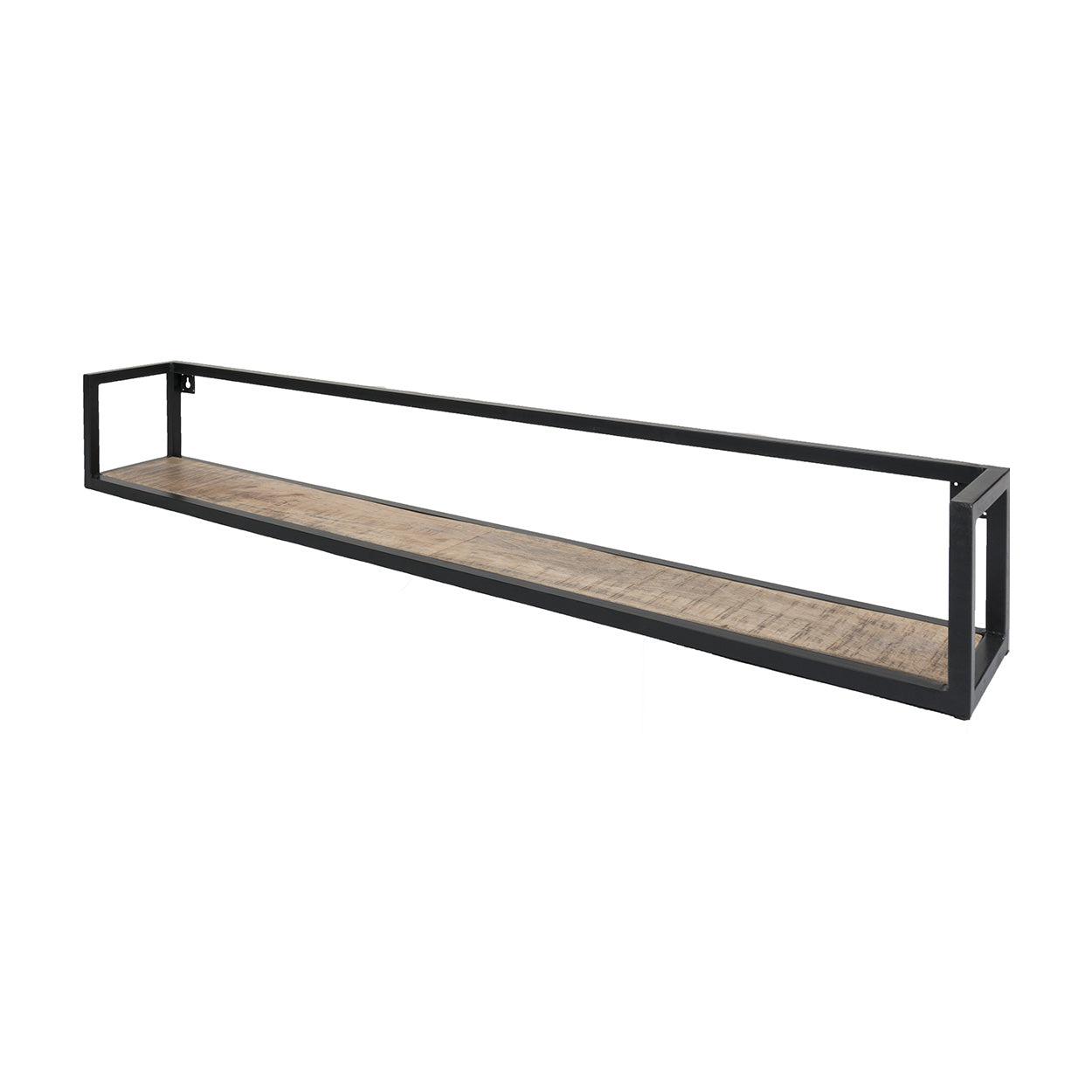 Vintage Wandplank 140 cm Hout