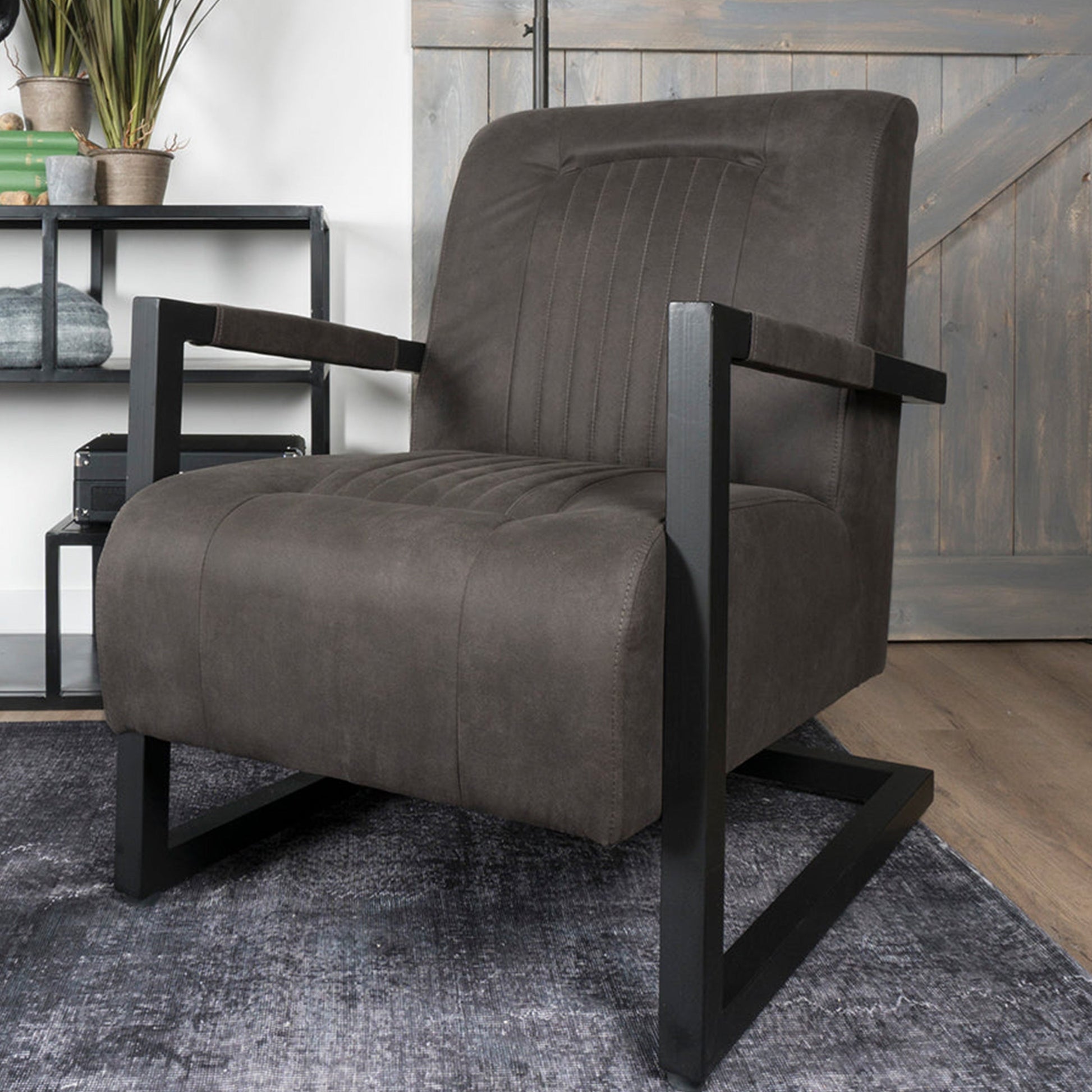 Boss Fauteuil Antraciet - House of Baboon - Home67