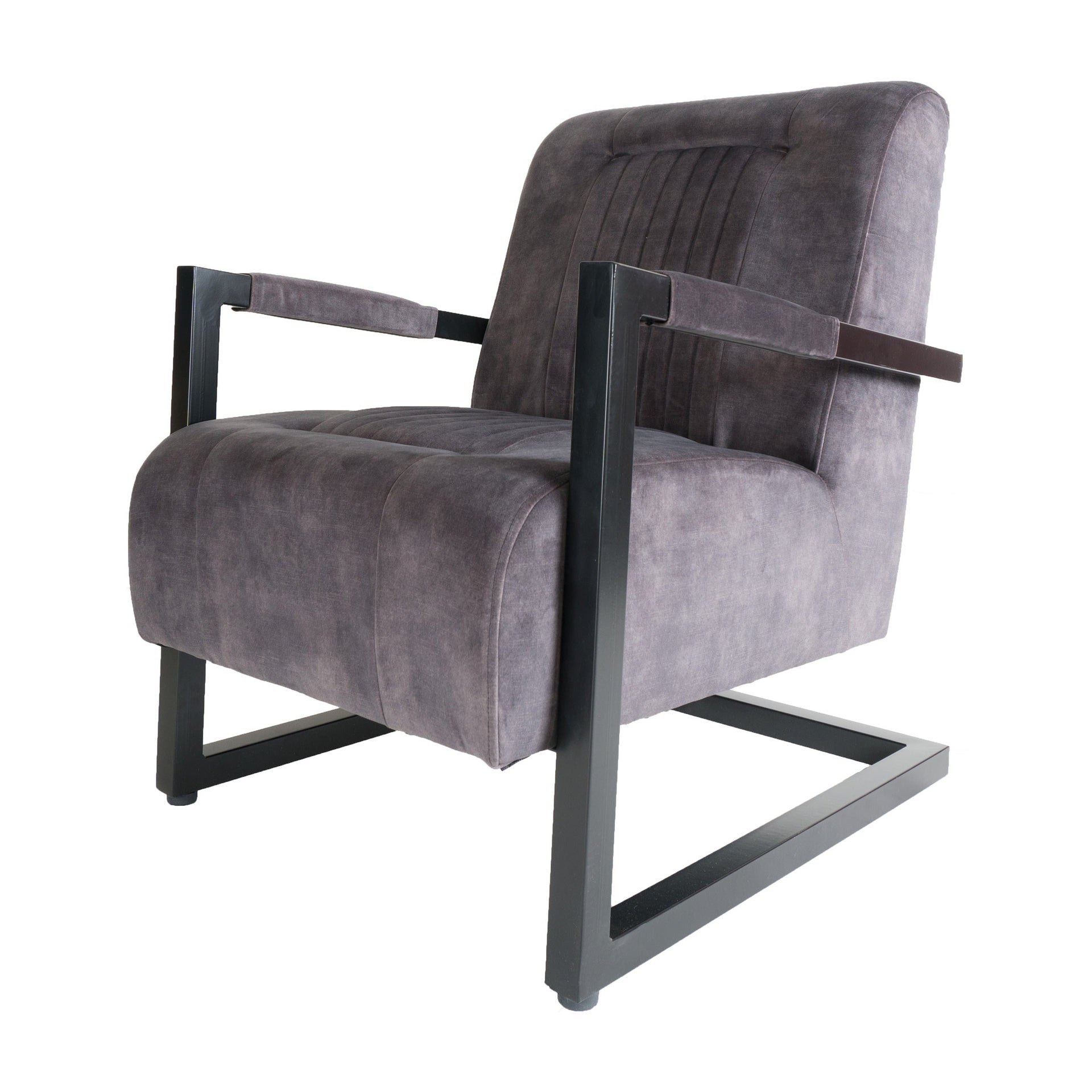 Boss Fauteuil Velvet Antraciet - House of Baboon - Home67