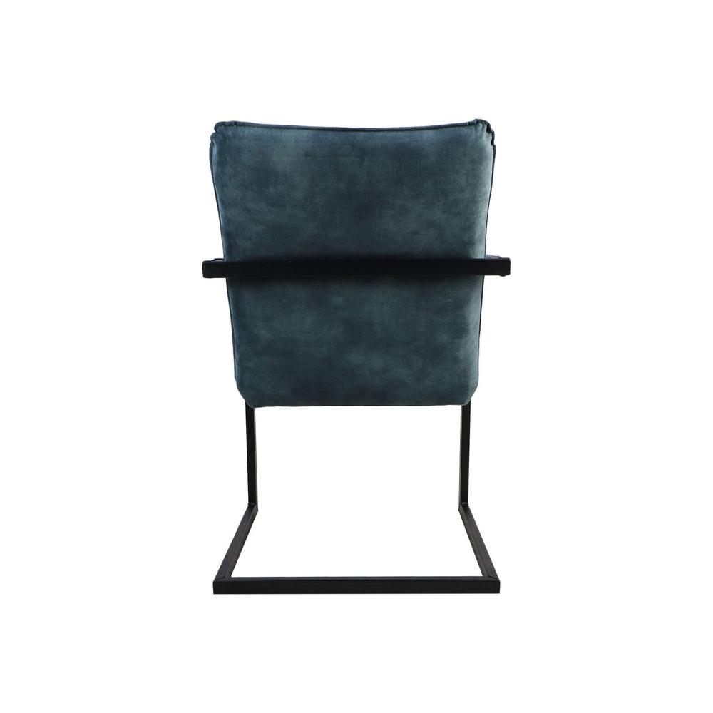 Boston Eetkamerstoel Set van 2 Blauw Velvet - House of Baboon - HSM Collection