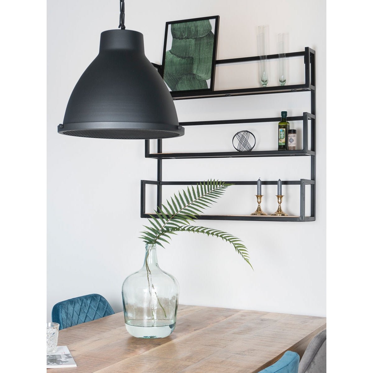 Breton Hanglamp Burned Steel - House of Baboon - Home67