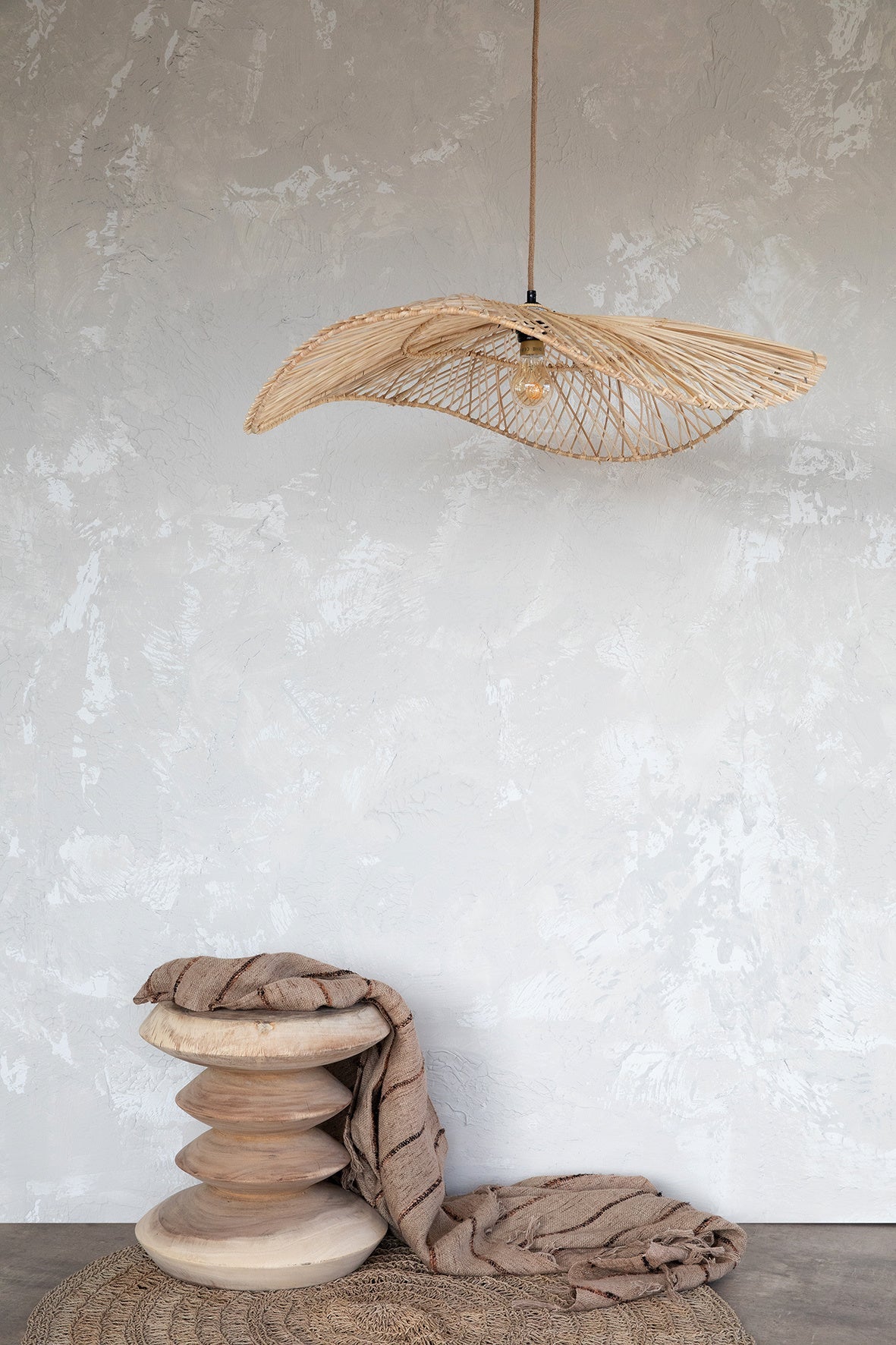 Chapeau Hanglamp Naturel - House of Baboon - Bazar Bizar