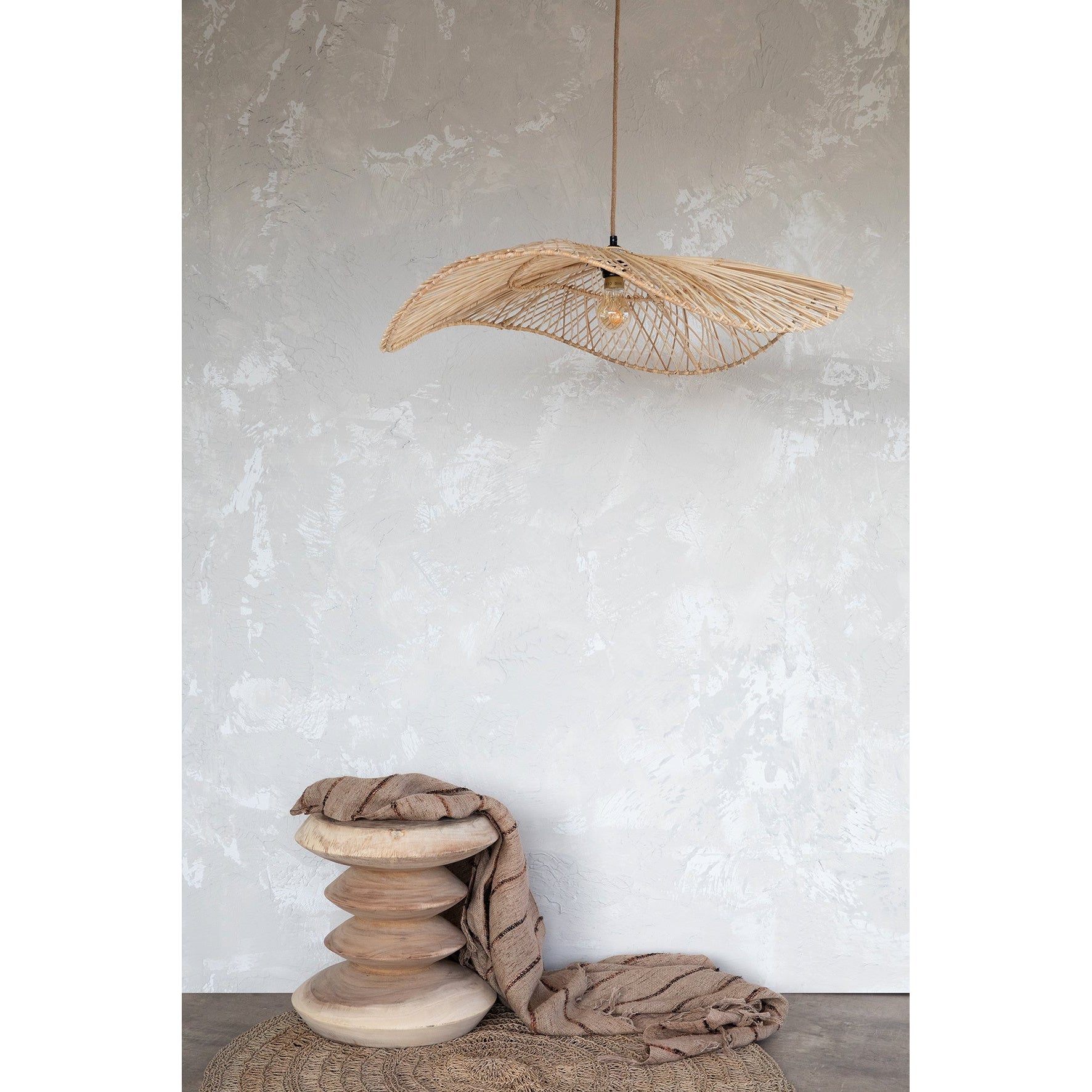 Chapeau Hanglamp Naturel - House of Baboon - Bazar Bizar