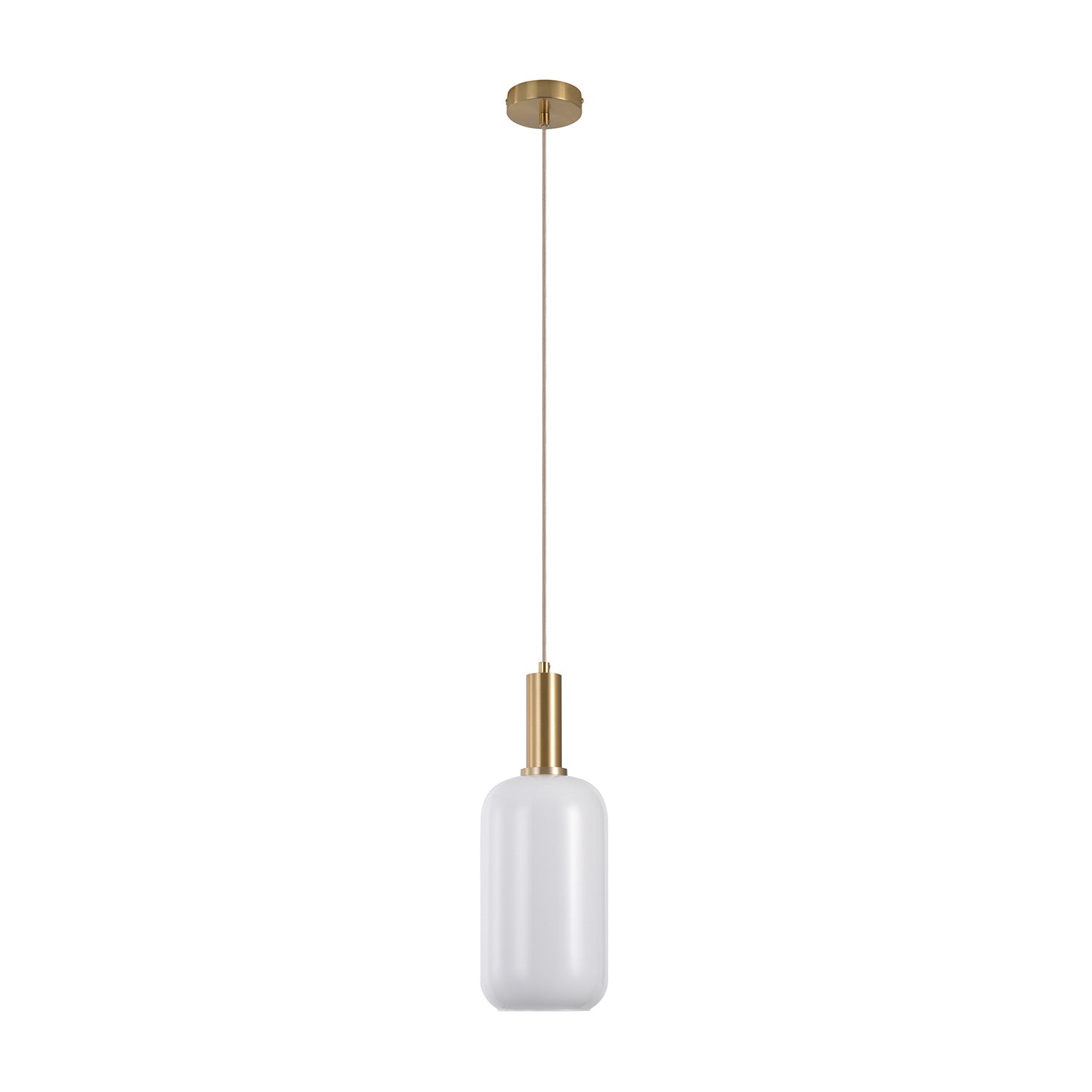 Chelsea Hanglamp Wit Glas Goud Detail - House of Baboon - House Nordic