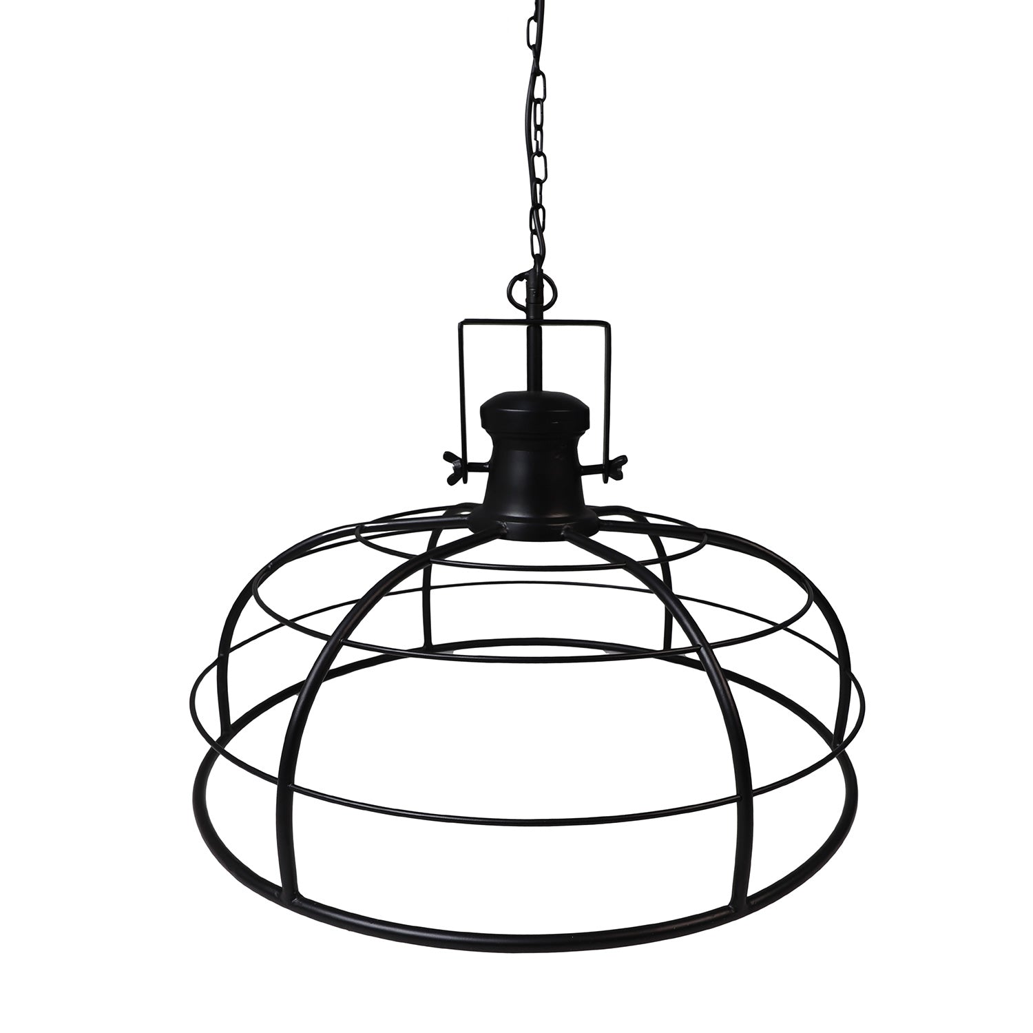 Crown Hanglamp Zwart Industrieel ø60 - House of Baboon - HSM Collection