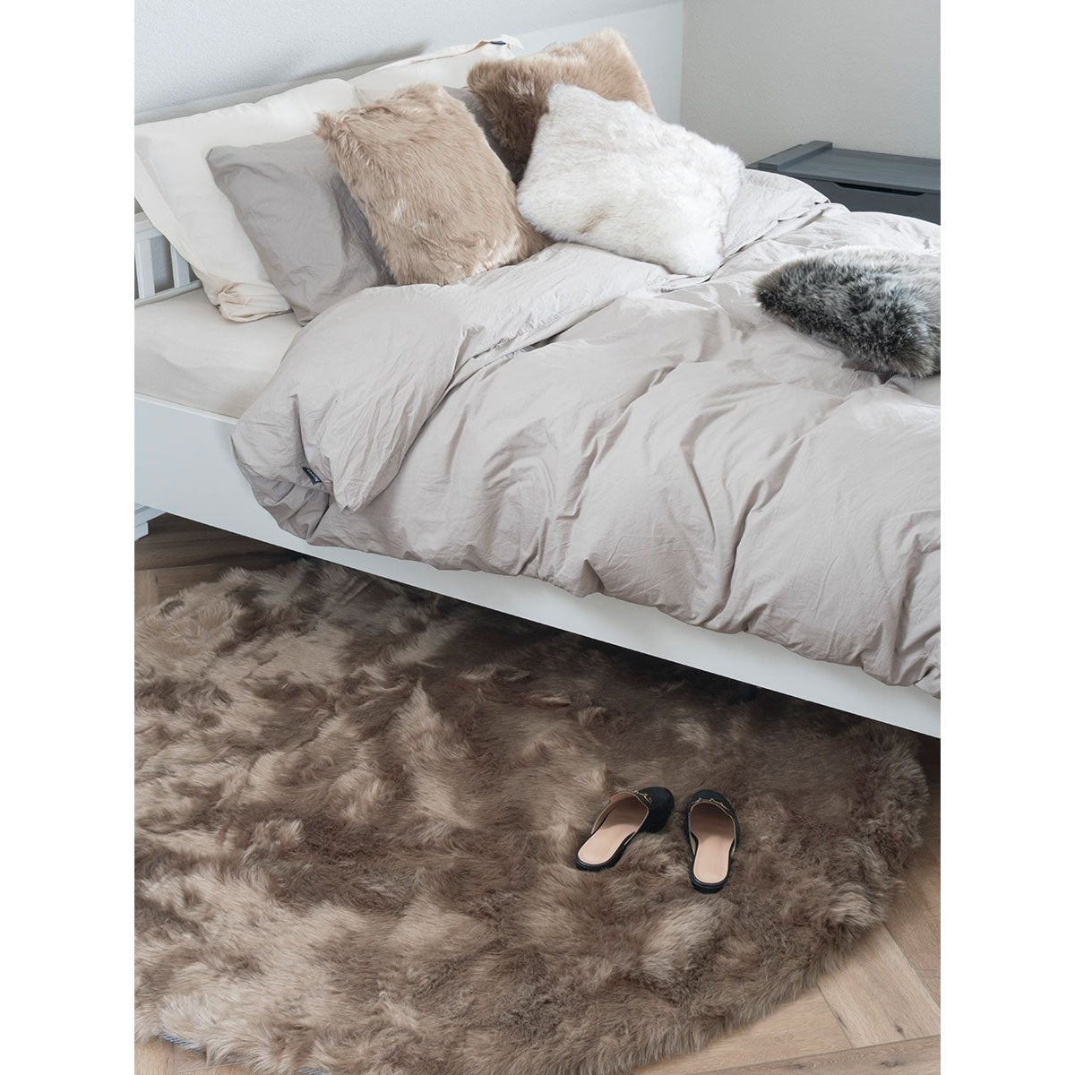 Donsie Tapijt Bruin Rond ø160 cm - House of Baboon - Home67