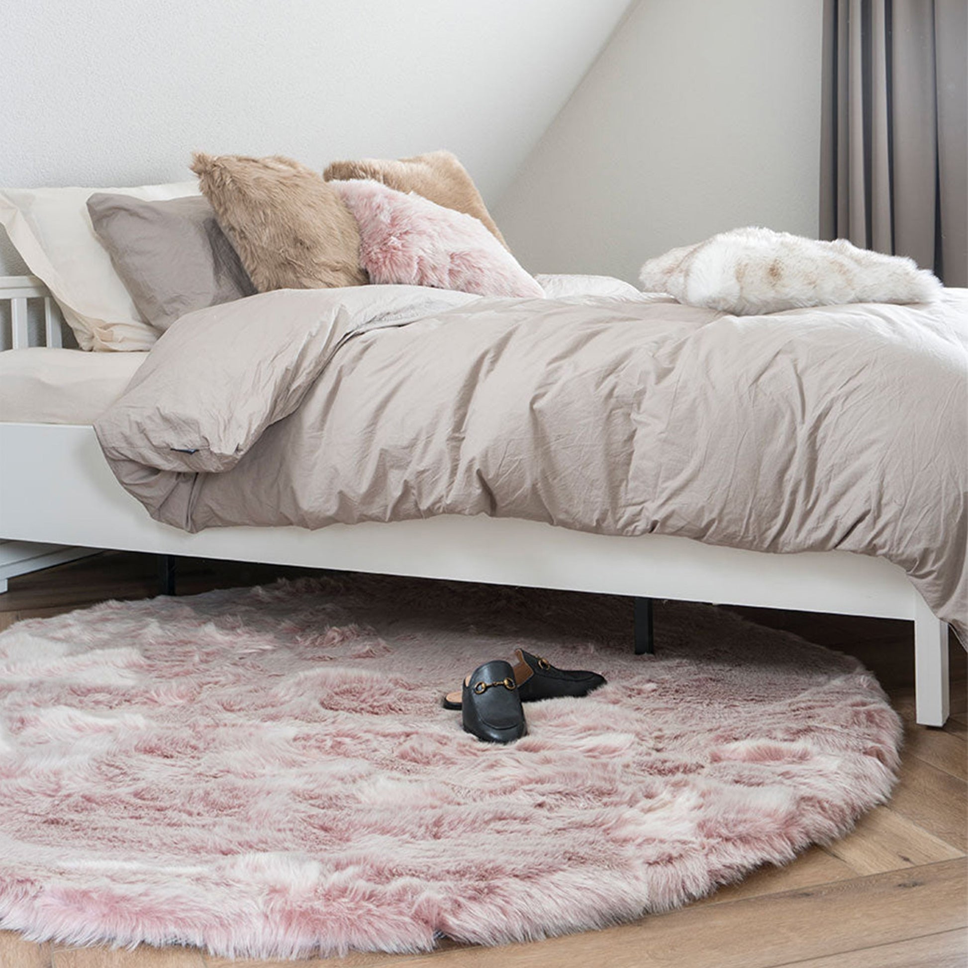 Donsie Tapijt Roze Rond ø160 cm - House of Baboon - Home67