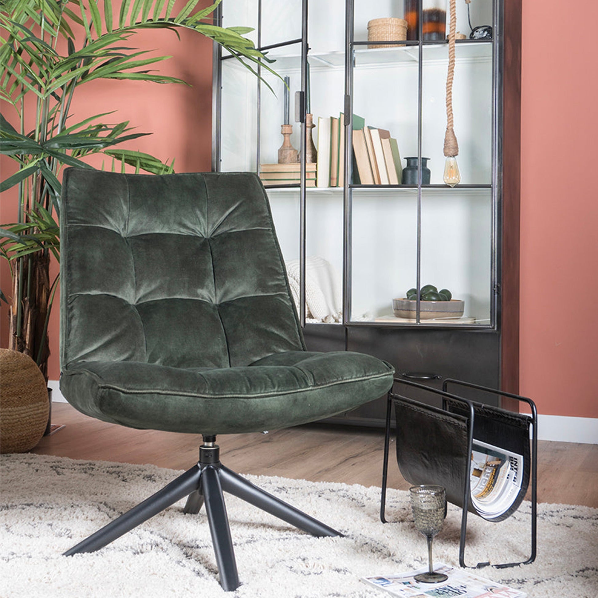 Dorus Fauteuil Adore Velvet - Army Groen - House of Baboon - Home67