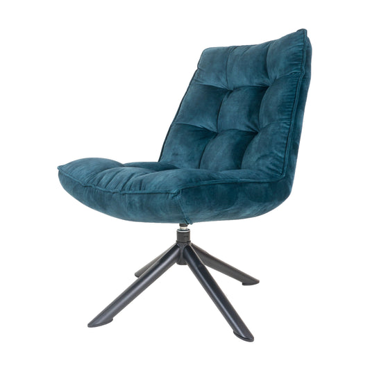 Dorus Fauteuil Adore Velvet - Petrol - House of Baboon - Home67