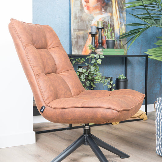 Dorus Fauteuil Cowboy - Cognac 215 - House of Baboon - Home67