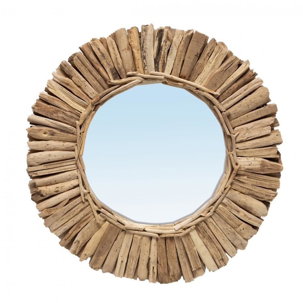 Driftwood Crown Spiegel Naturel 60 cm ø - House of Baboon - Bazar Bizar