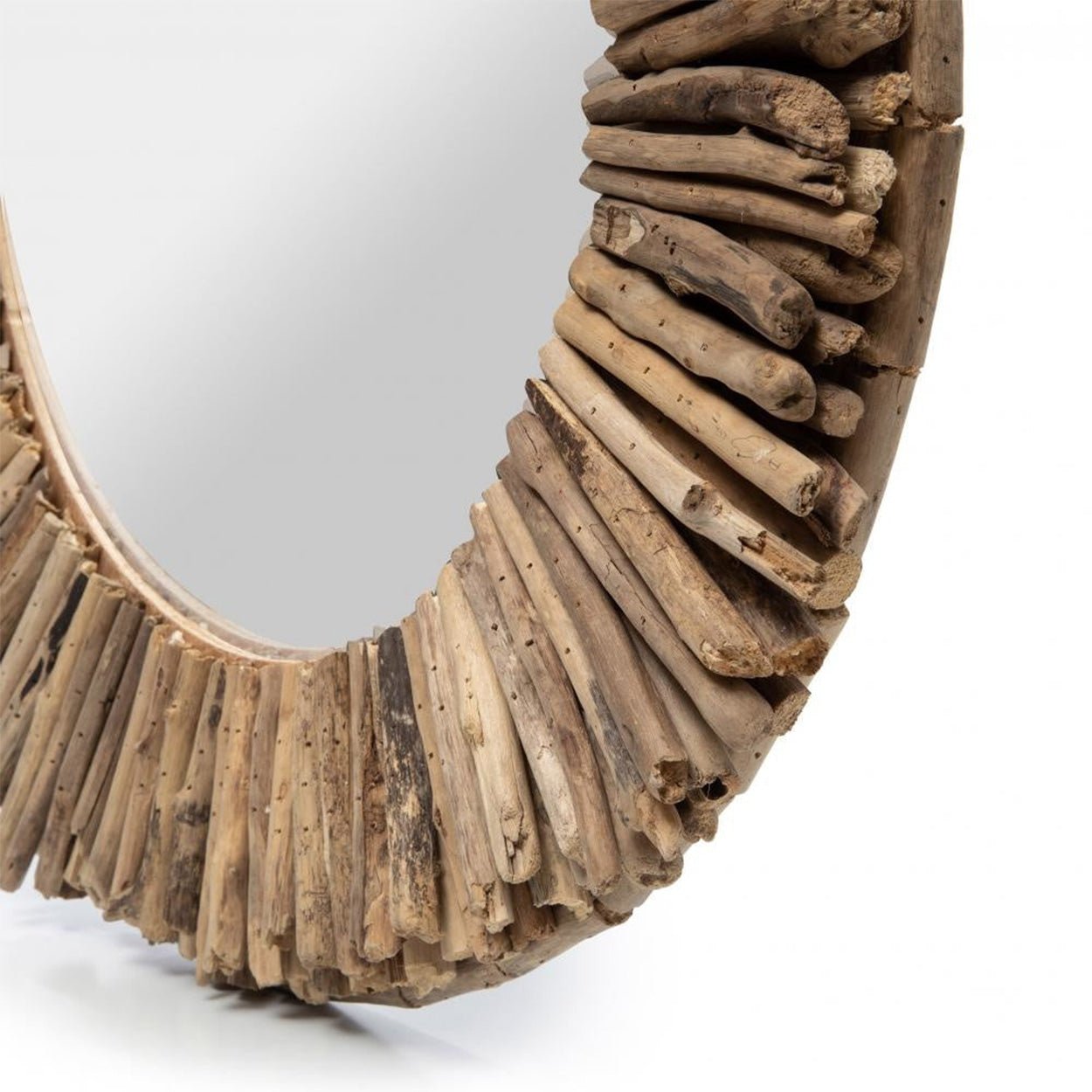 Driftwood Halo Spiegel Naturel 60 cm ø - House of Baboon - Bazar Bizar