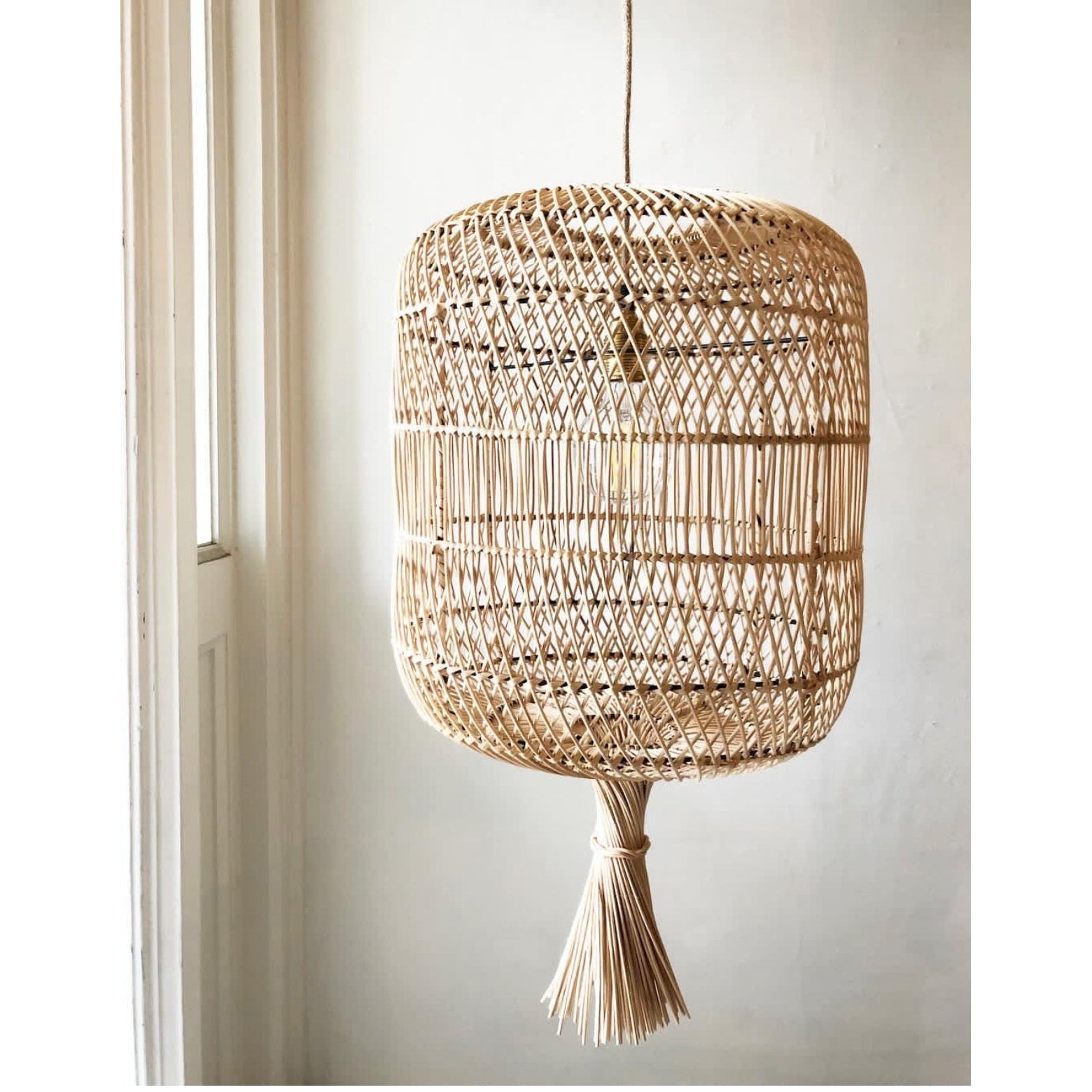 Dumpling Hang en Vloerlamp Naturel L - House of Baboon - Bazar Bizar