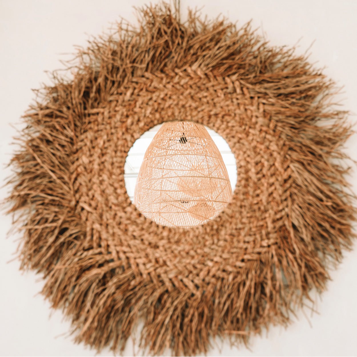 Early Monday Spiegel Naturel 75 cm ø - House of Baboon - Bazar Bizar